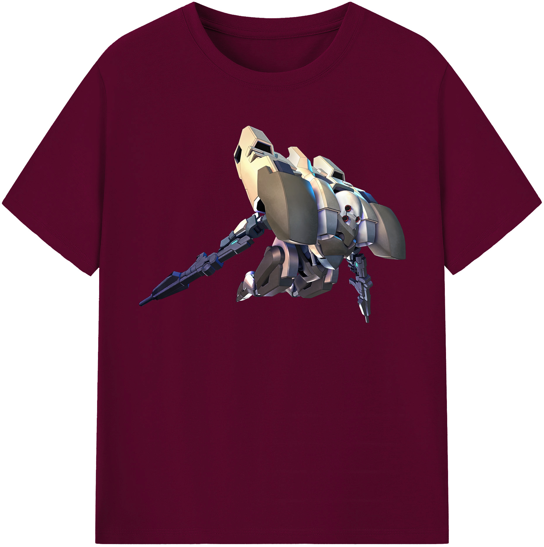 （画像用） 機動戦士ガンダム Mobile Suit Gundam レディースカジュアルプリントTシャツ（綿100％）